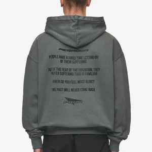 Pegador Dubose Oversized Vintage Anthracite Hoodie