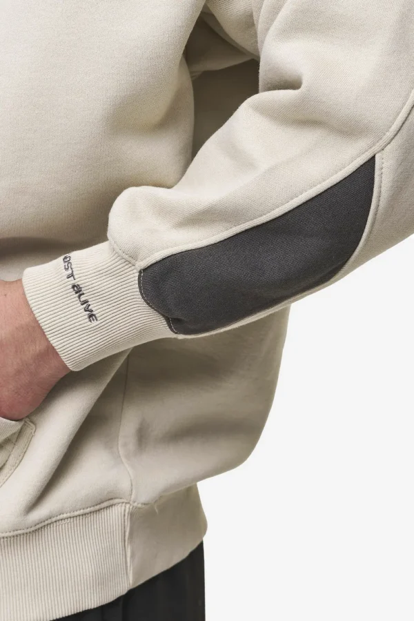 Pegador Enrith Boxy Washed Light Beige Hoodie