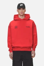 Pegador Gordan Oversized Washed Red Hoodie