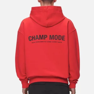 Pegador Gordan Oversized Washed Red Hoodie