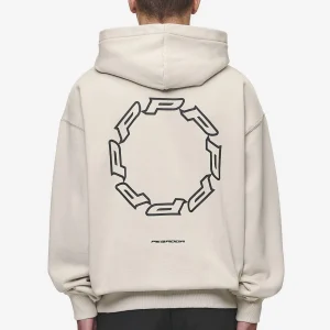Pegador Hawkins Oversized Washed Light Beige Hoodie