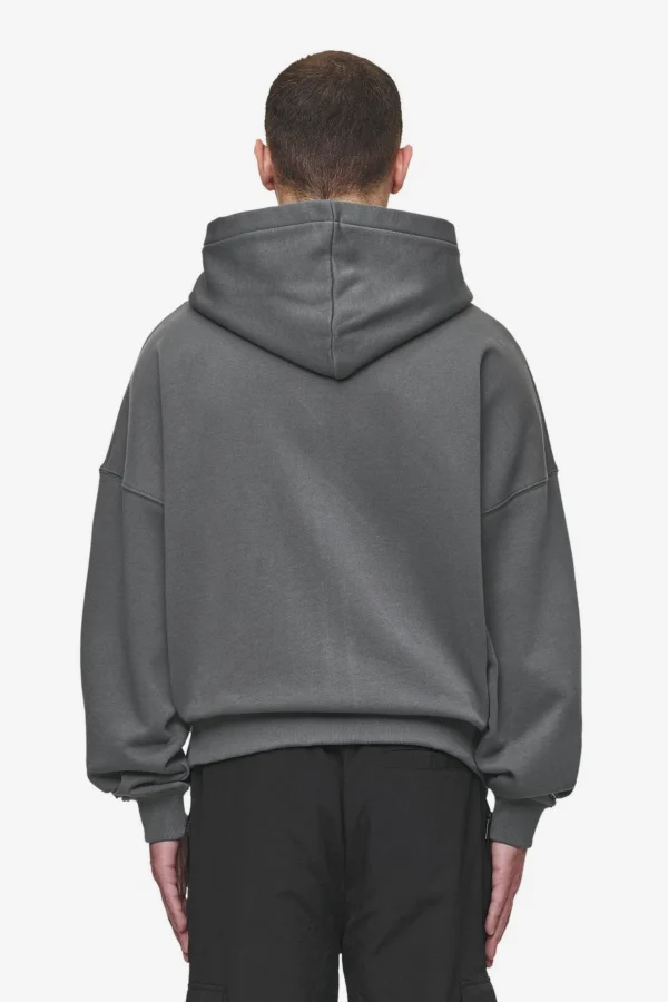 Pegador Hogan Boxy Washed Anthracite Sweat Jacket