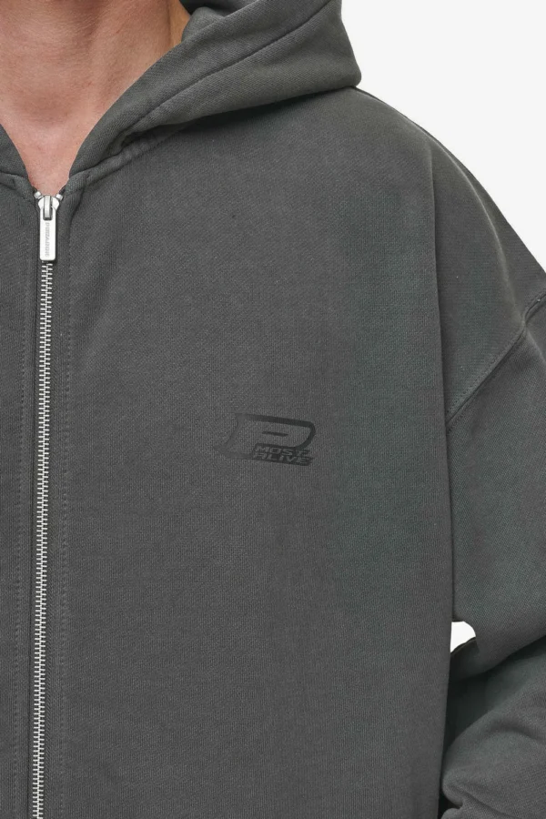 Pegador Lance Oversized Vintage Anthracite Sweat Jacket