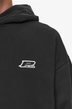 Pegador Lance Oversized Vintage Black Hoodie