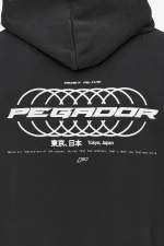 Pegador Lance Oversized Vintage Black Hoodie