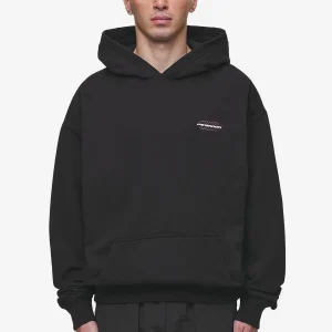 Pegador Lexing Oversized Washed Black Hoodie