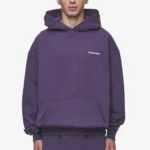 Pegador Logo Oversized Washed Deep Purple Hoodie