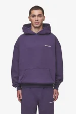 Pegador Logo Oversized Washed Deep Purple Hoodie