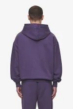 Pegador Logo Oversized Washed Deep Purple Hoodie