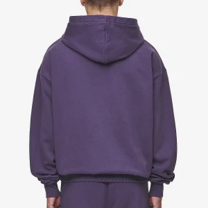 Pegador Logo Oversized Washed Deep Purple Hoodie