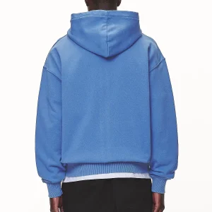 Pegador Logo Oversized Washed Retro Blue White Gum Sweat Jacket