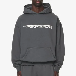 Pegador Manor Oversized Washed Volcano Grey Hoodie