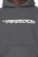 Pegador Manor Oversized Washed Volcano Grey Hoodie