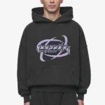 Pegador Mill Boxy Vintage Black Hoodie