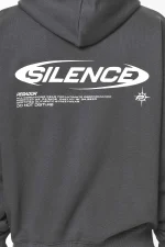 Pegador Sanit Oversized Washed Volcano Grey Sweat Jacket