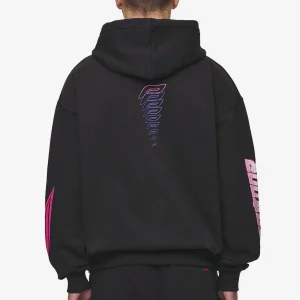 Pegador Saxon Oversized Washed Black Sweat Jacket