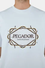 Peston Oversized Tee Washed Dream Blue-2