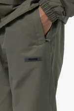 Pierce Wide Tech Pants Faded Olive-2