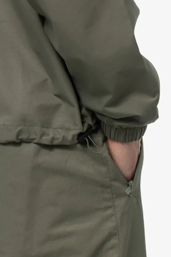 Pierce Wide Tech Pants Faded Olive-3
