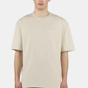 Pike Oversized Tee Washed Light Beige Unbleached