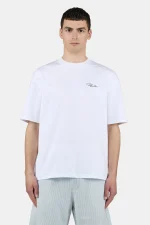 Pike Oversized Tee White Black
