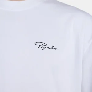 Pike Oversized Tee White Black-2