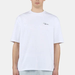 Pike Oversized Tee White Black