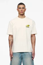 Plaxton Oversized Tee Vintage Washed Unbleached