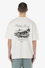 Polion Oversized Tee Washed Warm White-1