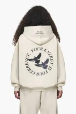 Portobello Oversized Hoodie Vintage Washed Bone White-1