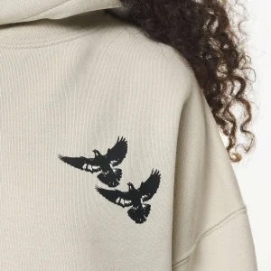 Portobello Oversized Hoodie Vintage Washed Bone White-2