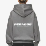 Ramira Oversized Sweat Jacket Washed Deep Grey White