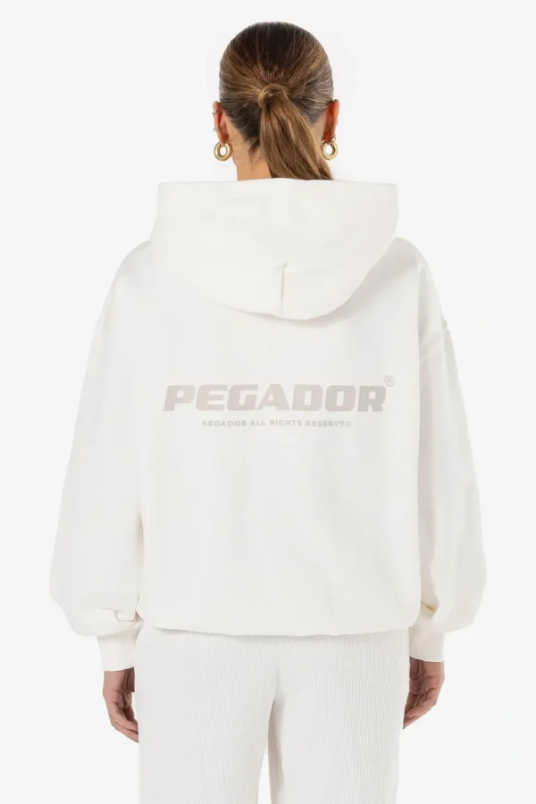 Ramira Oversized Sweat Jacket Washed Warm White-1