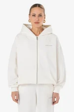 Ramira Oversized Sweat Jacket Washed Warm White