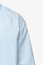 Raton Oversized Longsleeve Shirt Baby Blue White-2
