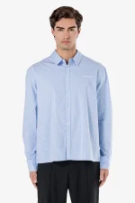 Raton Oversized Longsleeve Shirt Spring Blue White