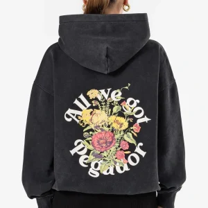 Rita Oversized Hoodie Vintage Black-1
