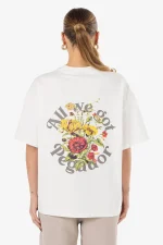 Rita Oversized Tee Washed Warm White-1