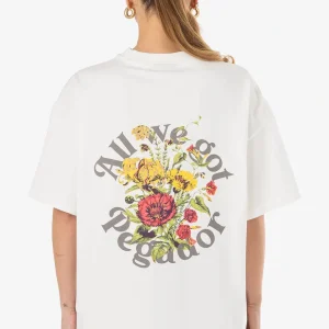 Rita Oversized Tee Washed Warm White-1