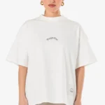 Rita Oversized Tee Washed Warm White