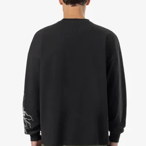 Routs Oversized Longsleeve Washed Black-1