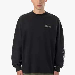 Routs Oversized Longsleeve Washed Black
