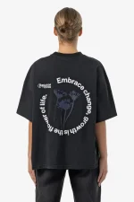 Roya Heavy Oversized Tee Vintage Black-1