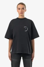Roya Heavy Oversized Tee Vintage Black