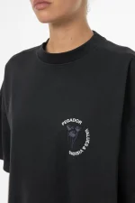 Roya Heavy Oversized Tee Vintage Black-2