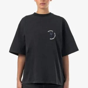 Roya Heavy Oversized Tee Vintage Black