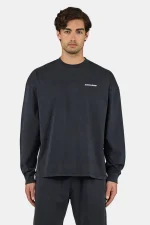 Rusk Logo Oversized Longsleeve Vintage Black White