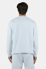 Rusk Logo Oversized Longsleeve Washed Dream Blue White-1