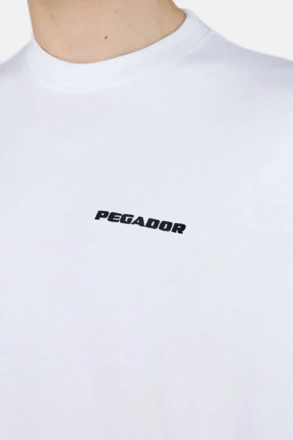 Rusk Logo Oversized Longsleeve White Black-2