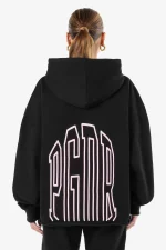 Rutty Super Oversized Hoodie Washed Black-1